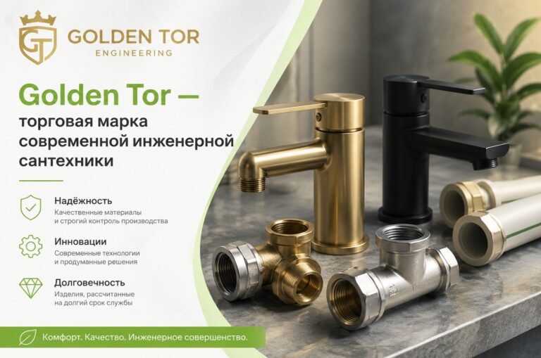 Golden Tor — торговая марка современной инженерной сантехники