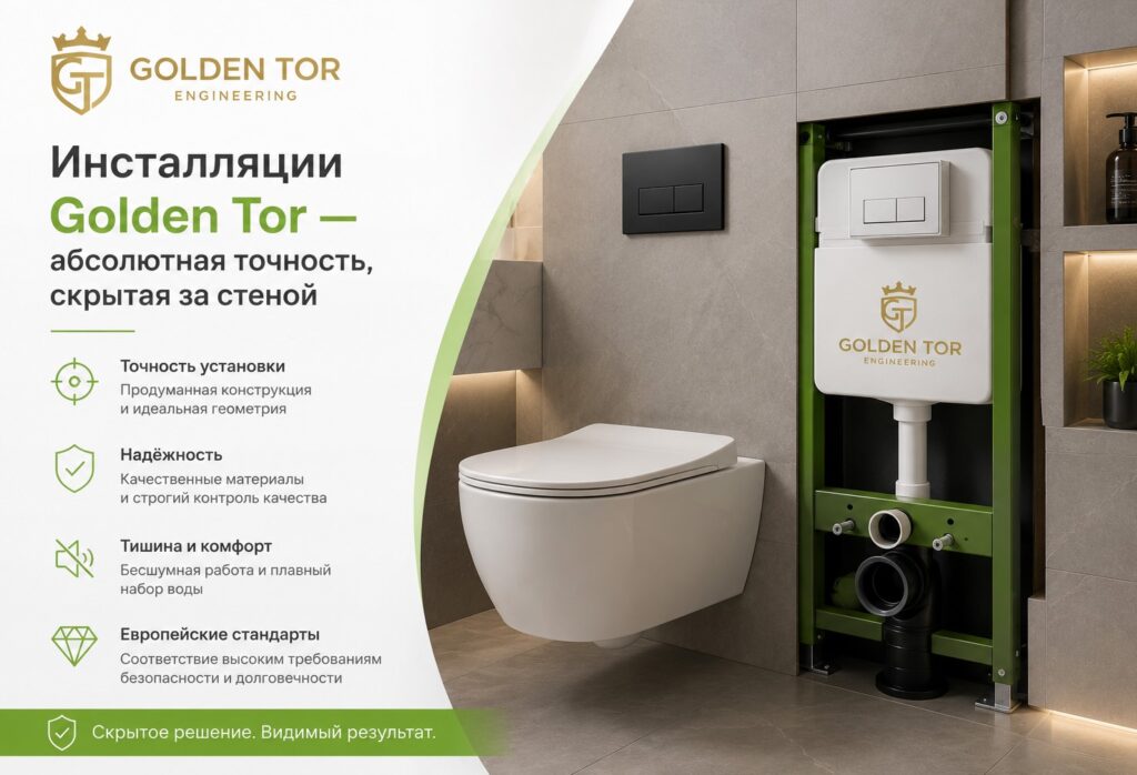 Инсталляции Golden Tor — абсолютная точность, скрытая за стеной